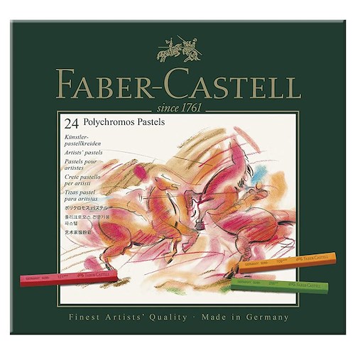 Faber-Castell Pastels Polychromos Pastel Blok Seti 24 Renk