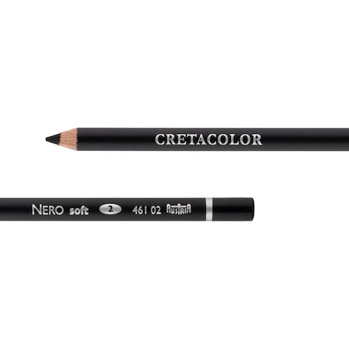 Cretacolor Nero Pencil Soft Yağlı Kömür Kalem 46102