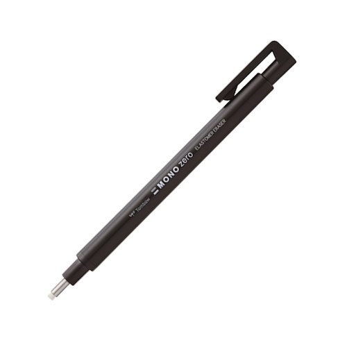 Tombow Mono Zero Mekanik Kalem Silgi 2,3mm Yuvarlak Uç Siyah
