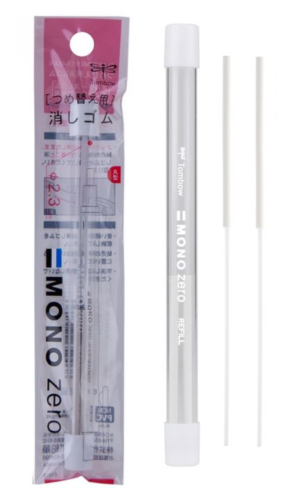 Tombow Mono Zero Yuvarlak Uç 2,3mm Silgi Yedeği 2 Adet